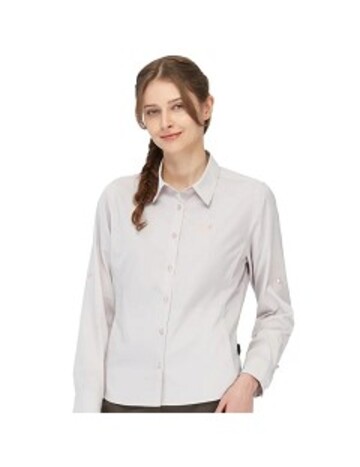 女 純植萃防蚊 抗UV透氣長袖襯衫『米卡』產品圖
