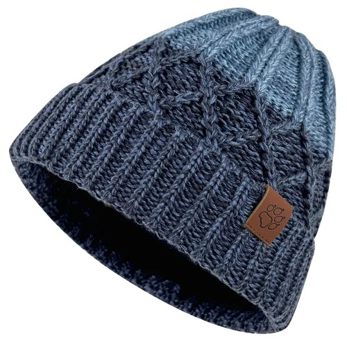 漸層立體針織紋內刷毛保暖帽 毛帽『牛仔藍』  |產品專區|飛狼特價商品