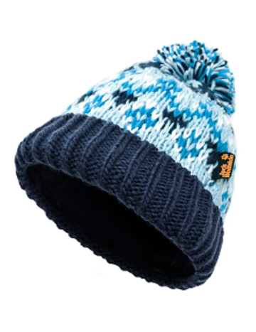 時尚混色針織保暖帽 毛帽『藍色』產品圖