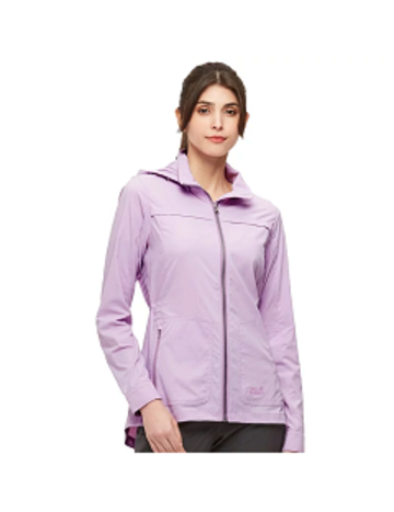 女 Supplex 輕量遮陽外套 抗UV外套『丁香紫』  |產品專區|上衣|POLO衫