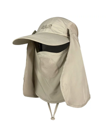 多功能遮頸棒球帽 (輕量、超透氣)『卡其』產品圖