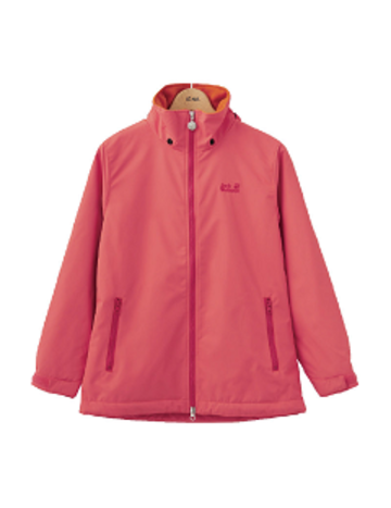 童裝 防潑水防風保暖外套 (內刷毛)『粉橘色』產品圖