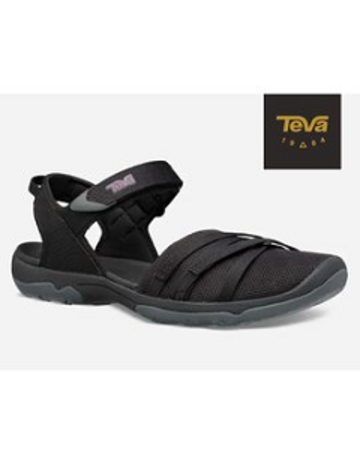 女 Tirra CT 護趾水陸兩用運動涼鞋 (黑色)產品圖
