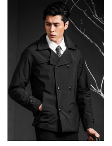 [JORDON]男款 魅力商務GORE-TEX鵝絨兩件式外套『黑色』產品圖