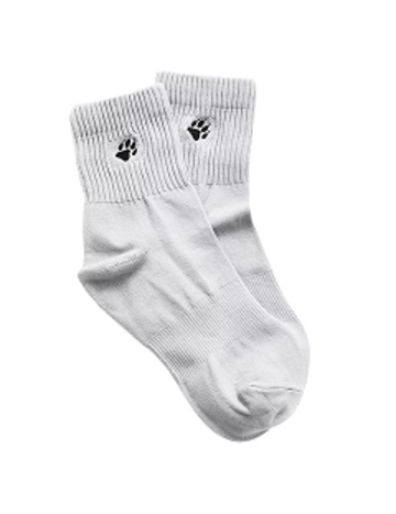 排汗抗菌襪 運動襪 (22-24cm)『淺灰 /白』產品圖