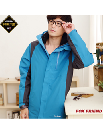 [FOX FRIEND]男款 GORE-TEX單件外套『蔚藍』