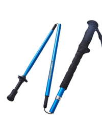 碳纖維超輕Z型三節杖 (僅220g / 附收納袋) 『藍』