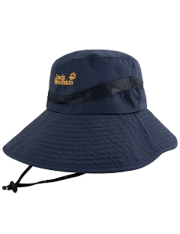 拼接透氣網布抗UV圓盤帽 遮陽帽『丈青』產品圖