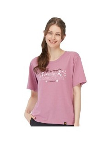 女 花卉山林排汗衣 涼感棉短袖T恤『醬紫』產品圖