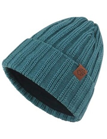 直紋針織內刷毛保暖帽 毛帽『青藍』產品圖