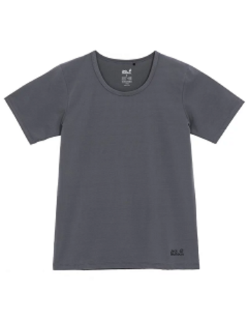 男 抗菌銅纖維透氣排汗內衣 T恤『鐵灰』 