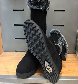 女款內增高保暖雪靴 